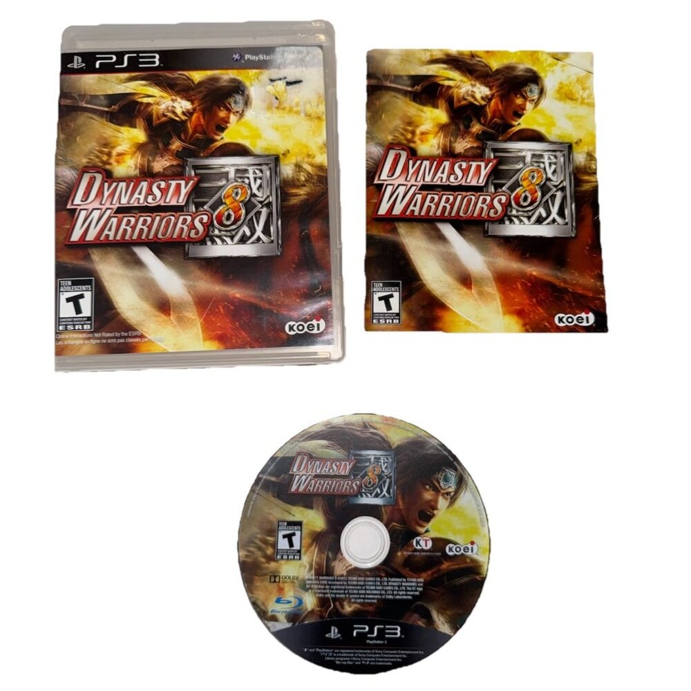 Dynasty Warriors 8 (Sony PlayStation 3, 2013) PS3 Complete w/ Manual CIB